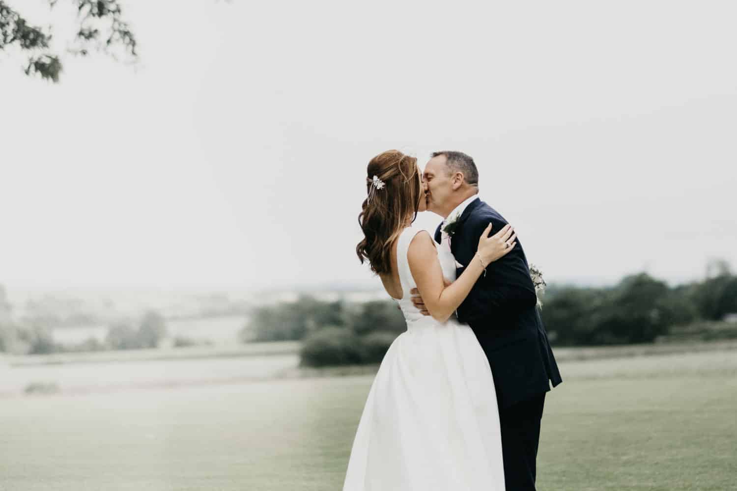 bride and groom portrait