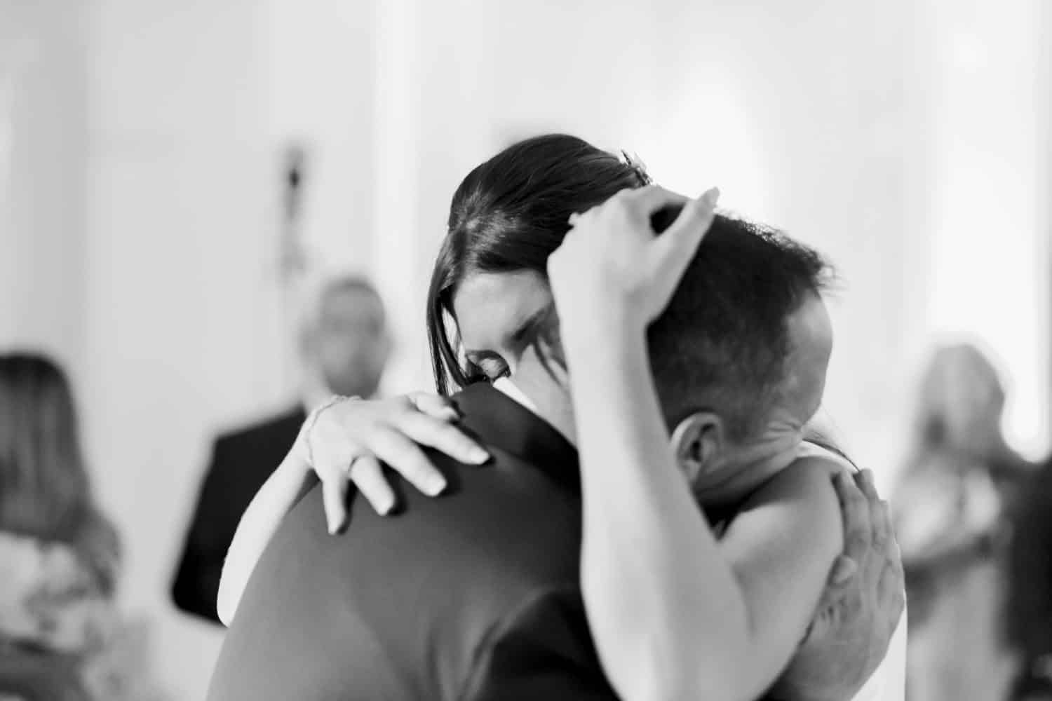 A tender moment on the dance floor